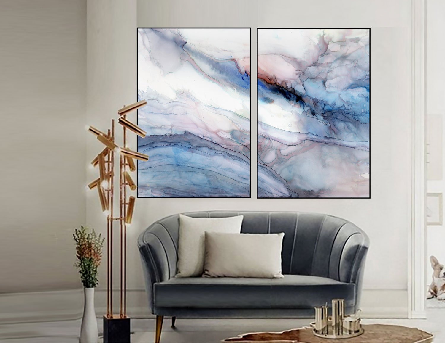 Metal Art by Green Metal Art by Green are vibrant expressive ink